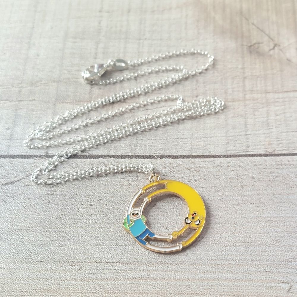 Adventure Time Necklace Finn and Jake